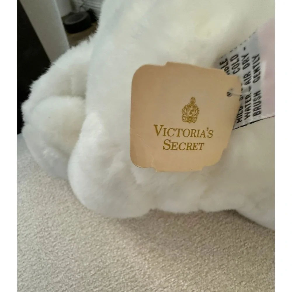 Vintage 1992 Victoria‎ Secret Gund Teddy Bear White Original VS Tag